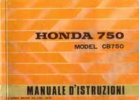 HondaCB750 Four K2 Owners Manual (IT)