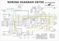 Honda CB750 K2 Four wiring